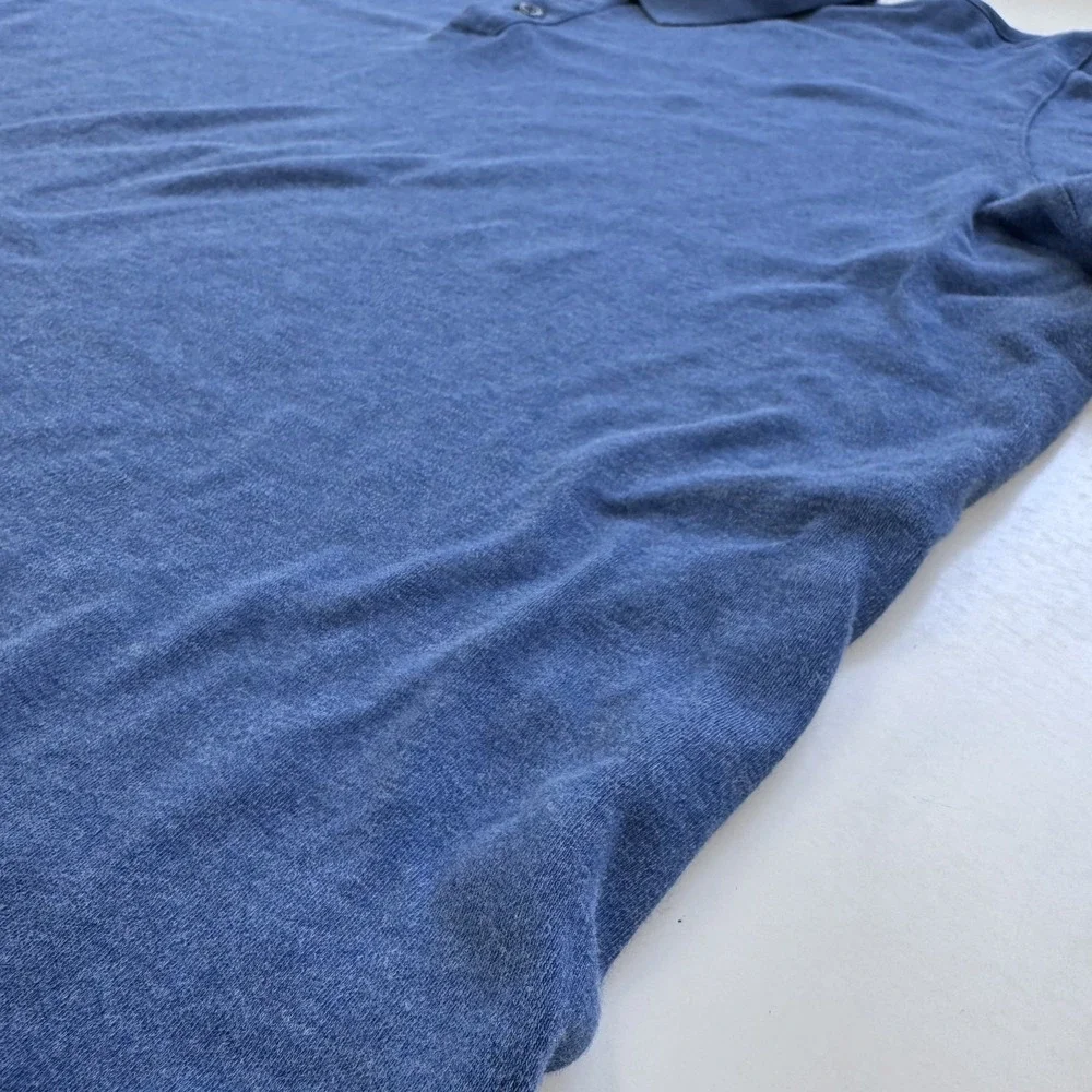 BANANA REPUBLIC Luxury Touch Performance Polo Short Sleeve Shirt Blue Mens XL